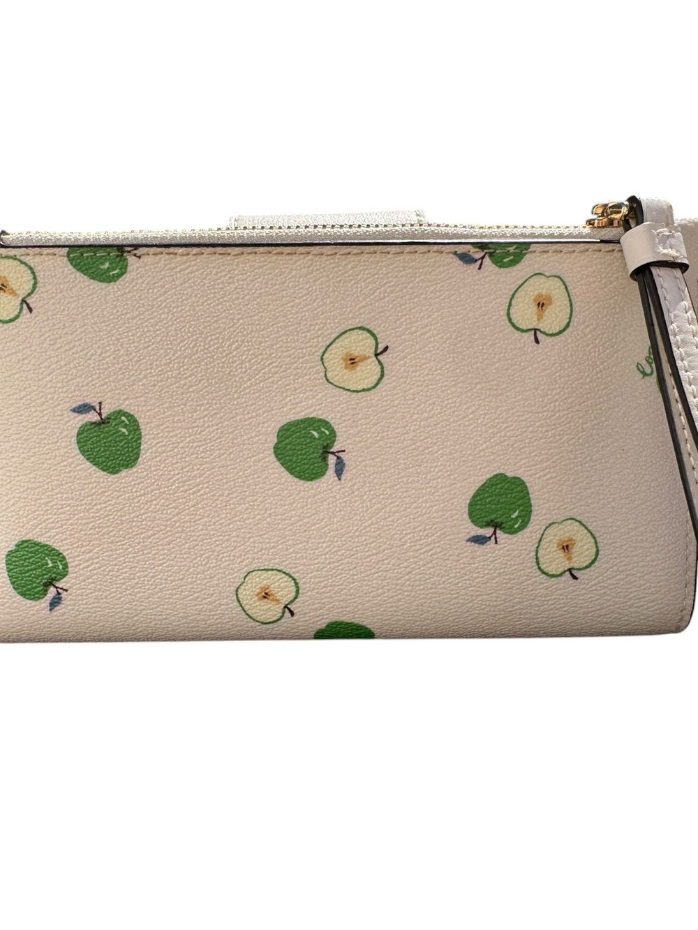 Coach Green Apple Wristlet Phone Snap Wallet - Picture 3 of 11